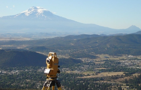 Total Station & Mt. Shasta Photo